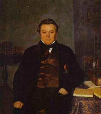 Porträt von F. Ye. Yakovlev