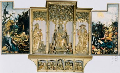 De tweede opvatting van het Altaar St Anthony Een bezoek aan St