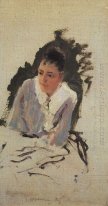 Ritratto dell'artista M V Yakunchikova