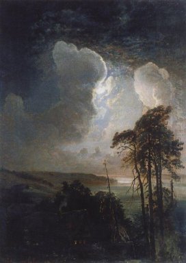 noche en las colinas gorrión 1881
