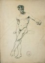 Study of a nude youth