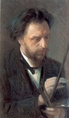 Portrait de l\'artiste G G Myasoedov 1872