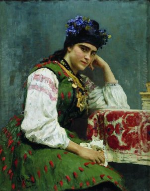 Portrait Of Sophia Dragomirova 1889