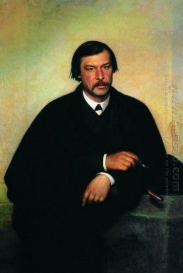 Retrato do artista e fotógrafo de Mikhail Borisovich Tulinova