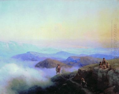 Les chaînes des montagnes du Caucase 1869