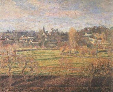 Februar Sonnenaufgang Bazincourt 1893