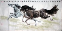 Häst - kinesisk målning