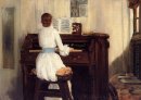 Meigs Frau am Klavier Orgel