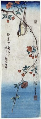 Small Bird On A Branch Of Kaidozakura 1848