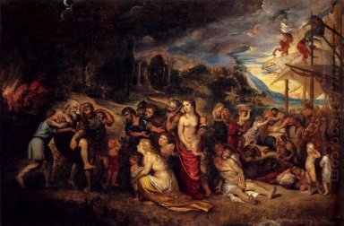 Aeneas und seine Familie Hend von Troy