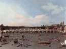 Westminster Bridge från norr på Lord Mayor s dag 1746