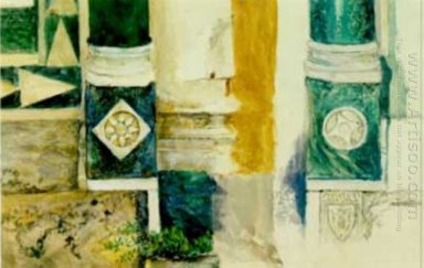 Bases de columnas puerta de Badia Fiesolana