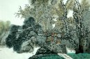 Небольшой павильон - китайской живописи