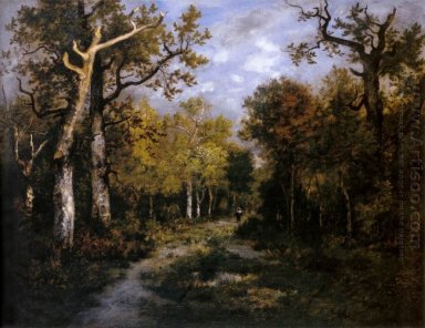 A floresta em Fontainebleau