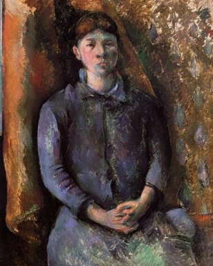 Stående av madamen Cezanne 1