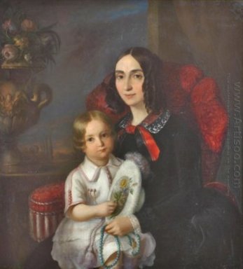Anica Manu met haar kind