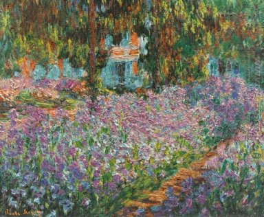 Iris dans le jardin de Monet