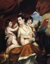 Lady Cockburn en haar drie oudste zoons 1773
