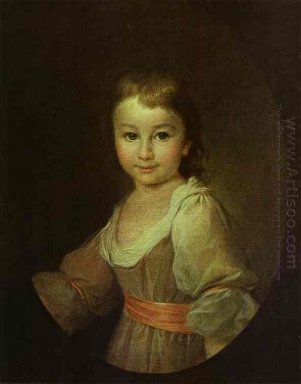 Portrait de la comtesse Praskovya Vorontsova comme un enfant