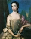 Portret van een vrouw 1755