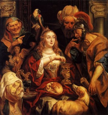 El banquete de Cleopatra 1653