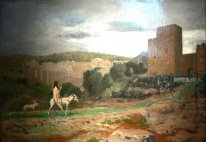Vermelding van de Christus in Jeruzalem