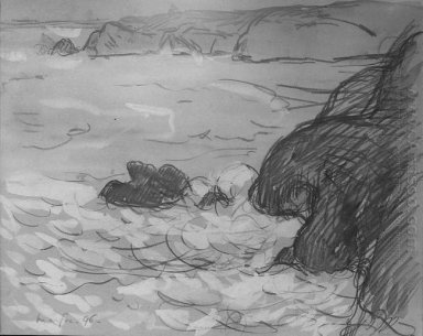 Скалы и море 1886