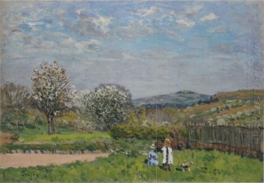 crianças brincando nos campos 1879