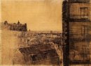 Aussicht von der Wohnung in der Rue Lepic 1887