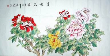 Pivoine - Peinture chinoise