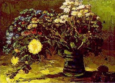 Vase med tusenskönor 1887