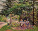 Bambini in un giardino a eragny 1897