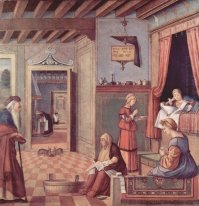 Kelahiran Of The Virgin 1508