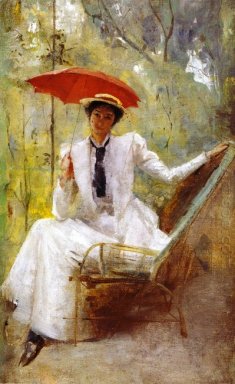 Dame avec un parasol