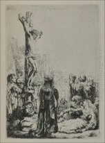 Распятие площади небольшую тарелку 1634