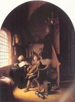 Interior with a Young Violinist