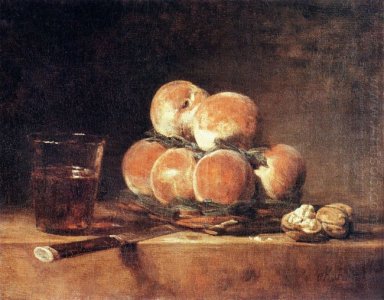 Korg med persikor