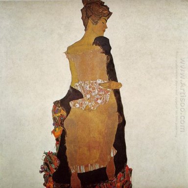 porträtt av Gerti schiele 1909