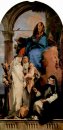 Die Jungfrau erscheint dem Heiligen Dominikanische