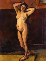 Mujer desnuda de pie 1899