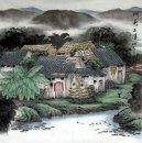 Boerderij - Chinees schilderij