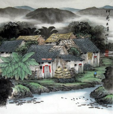 Bauernhof - Chinesische Malerei