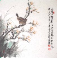 Fåglar & Blomma - Chinse målning