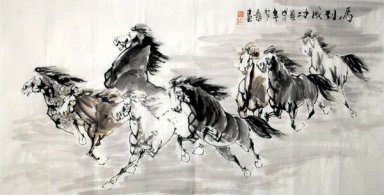 Horse - Pittura cinese