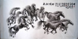 Kuda - Lukisan Cina