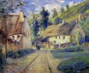 casas em Auvers perto de Pontoise 1879