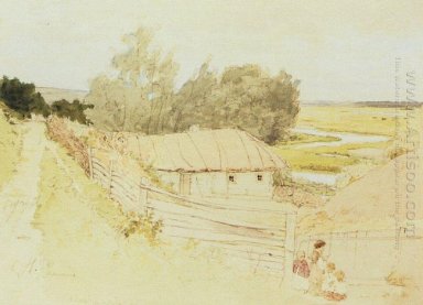 Das Dorf von Mokhnachi Nähe Tschugujew 1877