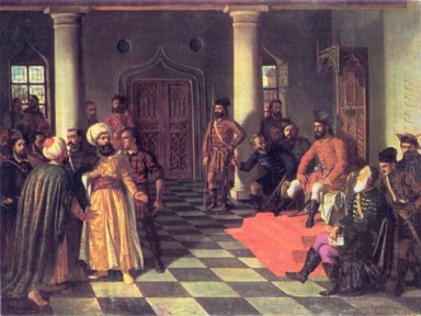 Vlad el Empalador, y los enviados turcos