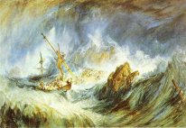 Uma tempestade Shipwreck