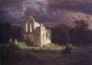 ruines dans le paysage au clair de lune 1849